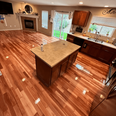 sand and refinish hardwood floors